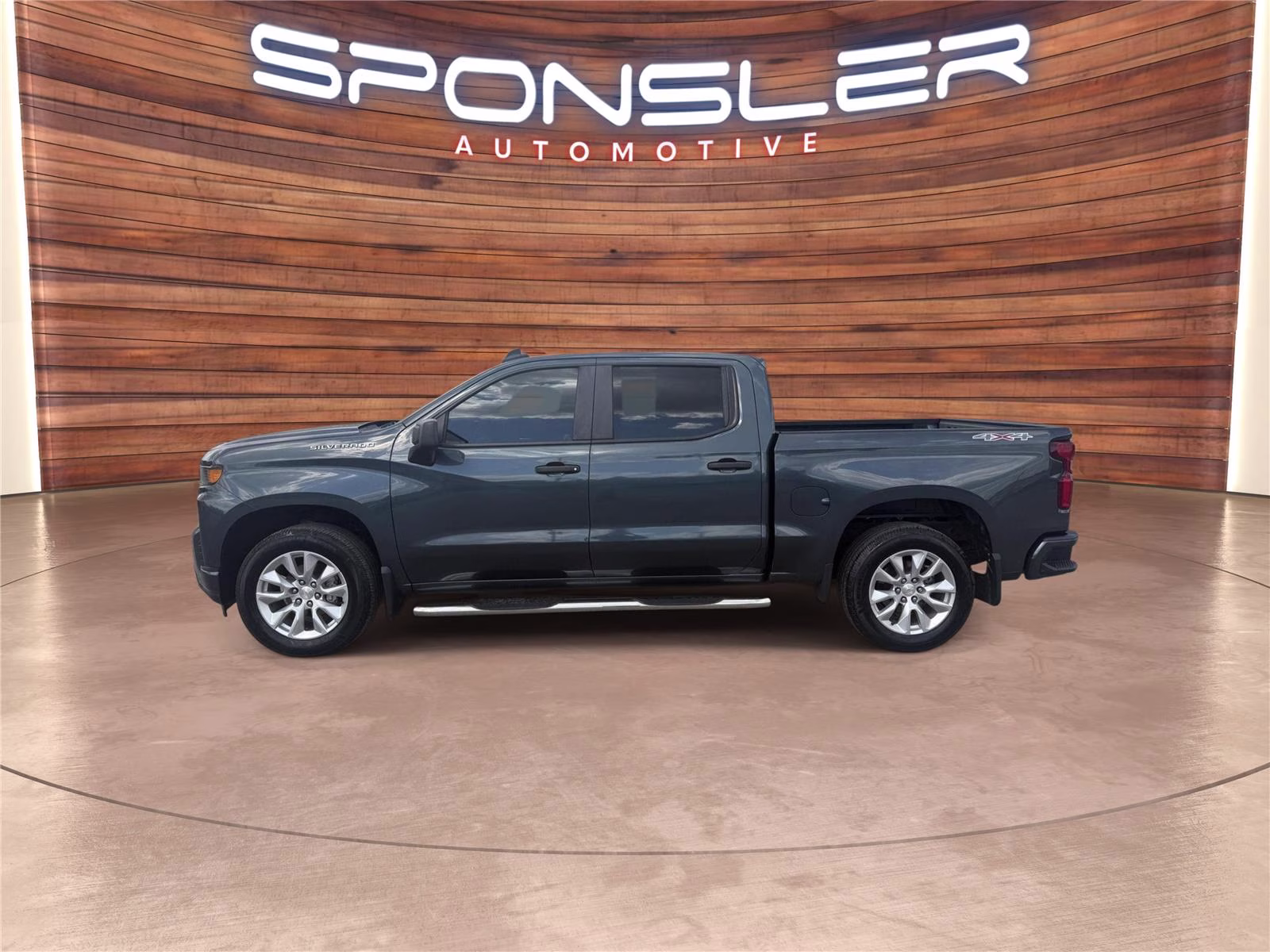 2019 Granite Chevrolet SILVERADO K1500 Custom 4X4 Truck