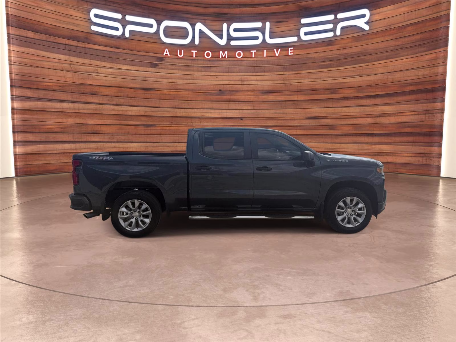 2019 Granite Chevrolet SILVERADO K1500 Custom 4X4 Truck
