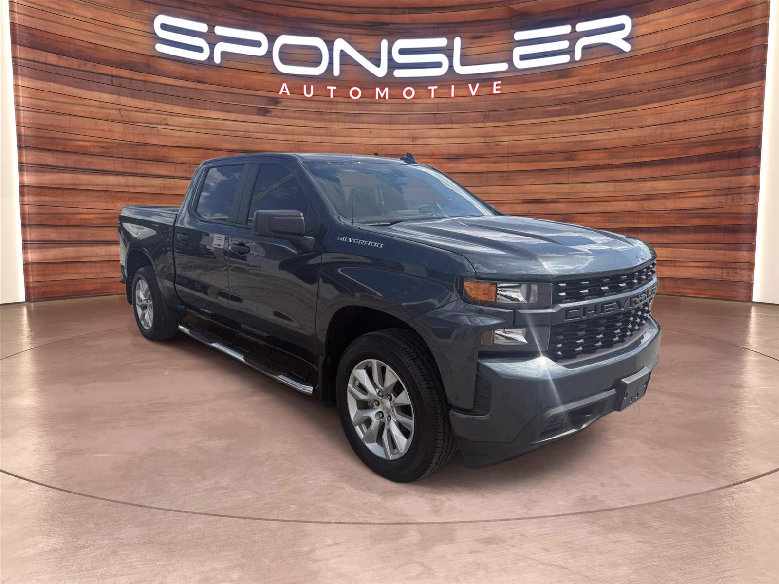 2019 Granite Chevrolet SILVERADO K1500 Custom 4X4 Truck