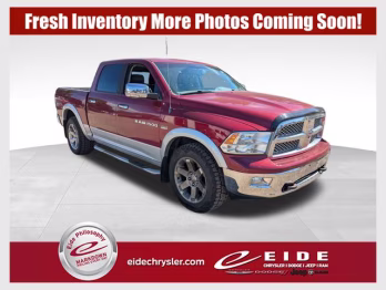 2012 Deep Cherry Red Crystal Pearlcoat Ram 1500 Laramie 4X4 Truck