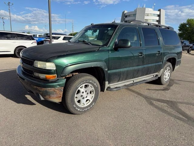 2004 Dark Green Metallic Chevrolet Suburban 1500 Z71 4X4 SUV