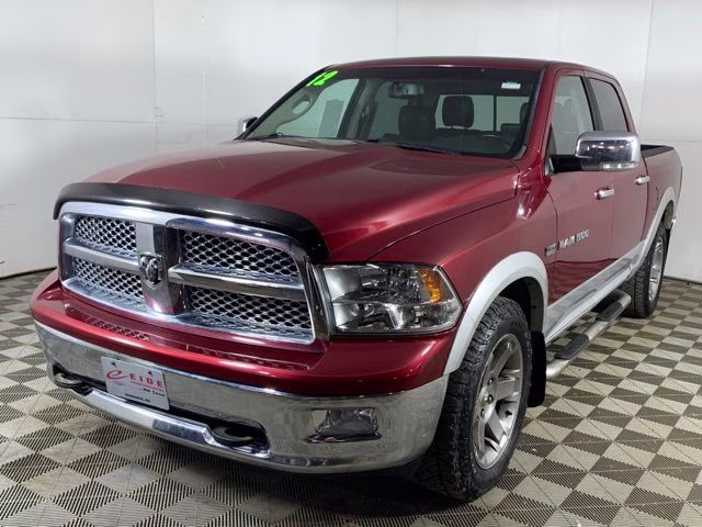 2012 Deep Cherry Red Crystal Pearlcoat Ram 1500 Laramie 4X4 Truck