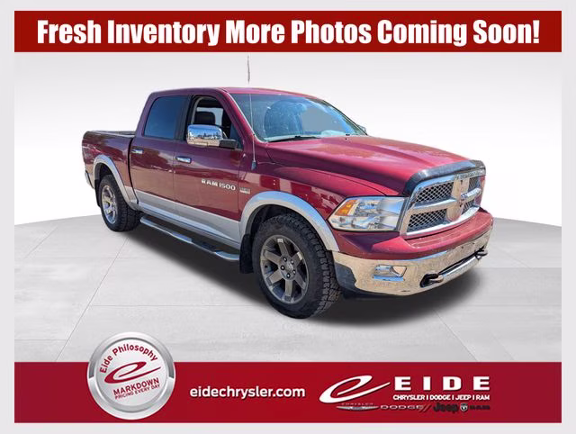 2012 Deep Cherry Red Crystal Pearlcoat Ram 1500 Laramie 4X4 Truck