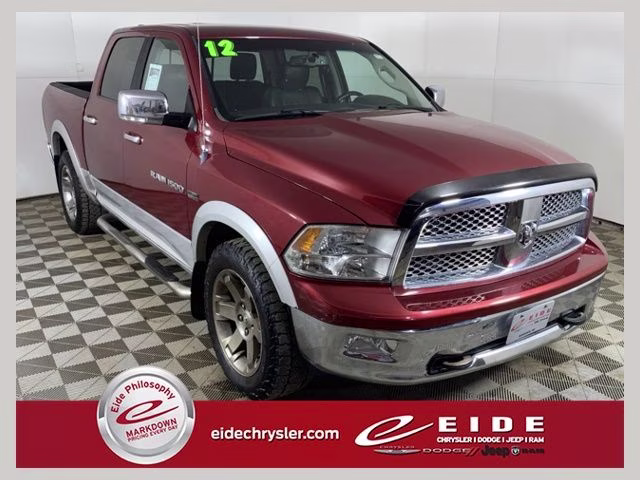 2012 Deep Cherry Red Crystal Pearlcoat Ram 1500 Laramie 4X4 Truck