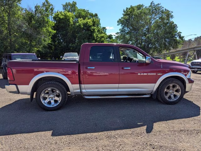 2012 Deep Cherry Red Crystal Pearlcoat Ram 1500 Laramie 4X4 Truck