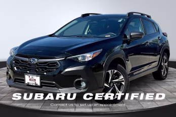 2024 Crystal Black Silica Subaru Crosstrek Premium AWD SUV