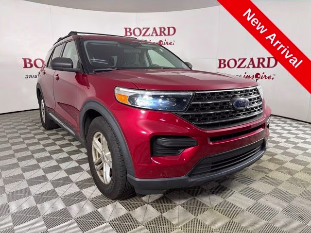 2020 Red Metallic Ford Explorer XLT RWD SUV