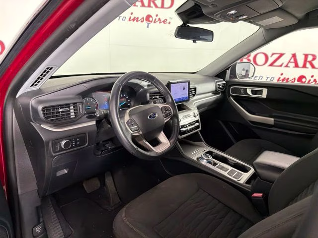 2020 Red Metallic Ford Explorer XLT RWD SUV
