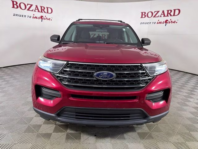 2020 Red Metallic Ford Explorer XLT RWD SUV
