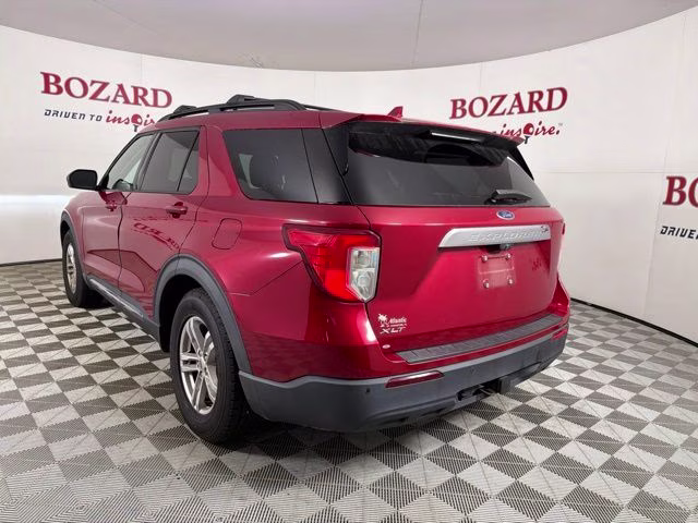 2020 Red Metallic Ford Explorer XLT RWD SUV
