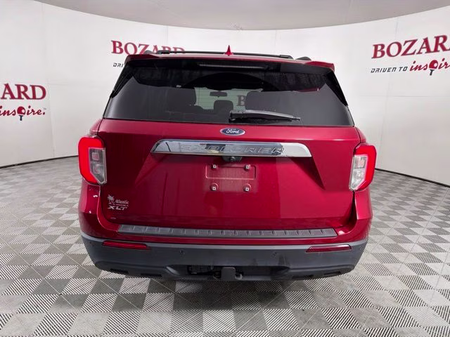 2020 Red Metallic Ford Explorer XLT RWD SUV