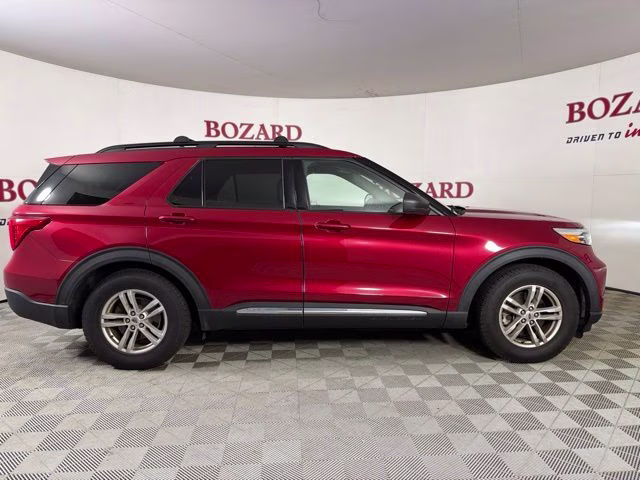 2020 Red Metallic Ford Explorer XLT RWD SUV