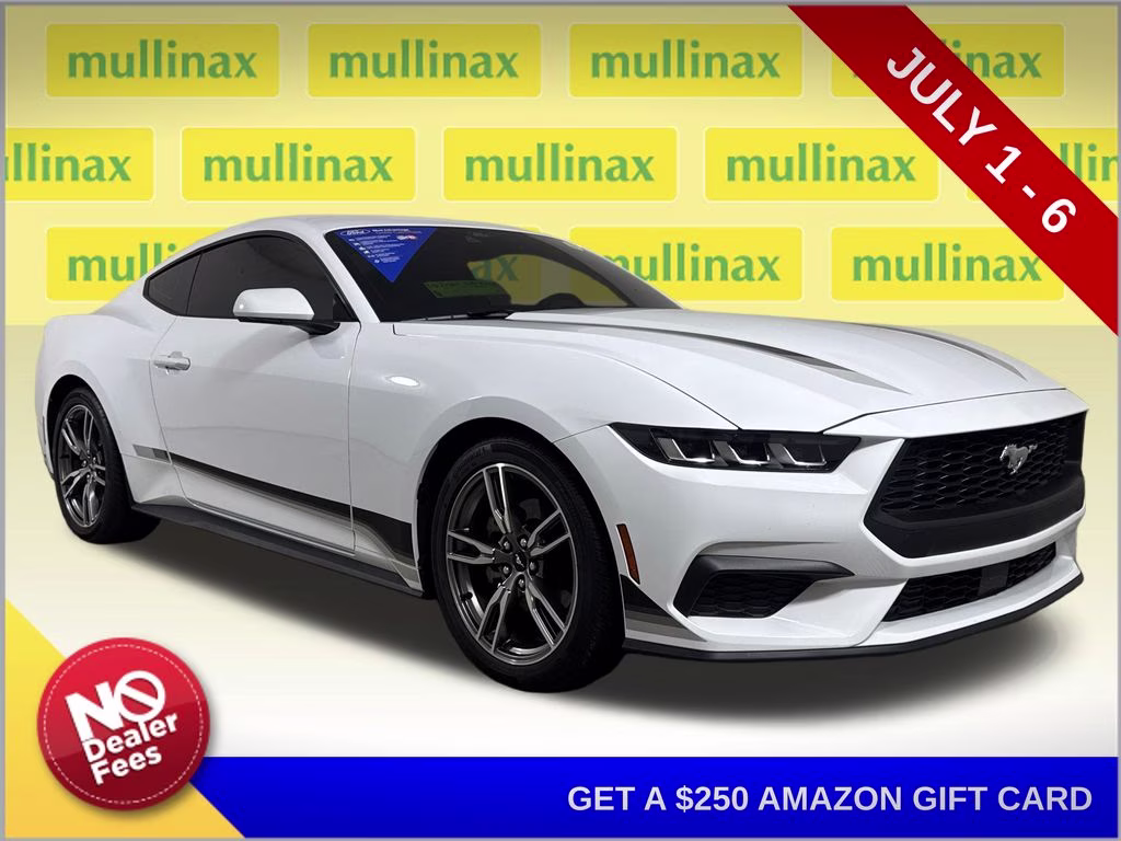 2024 Oxford White Ford Mustang EcoBoost RWD Coupe