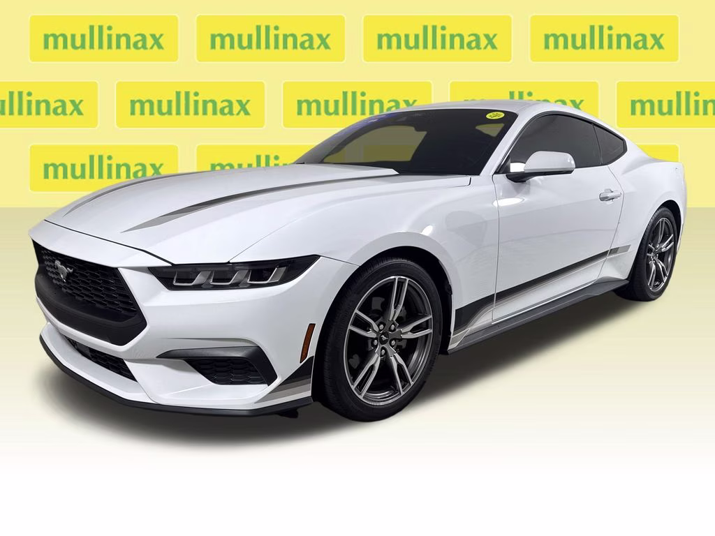 2024 Oxford White Ford Mustang EcoBoost RWD Coupe