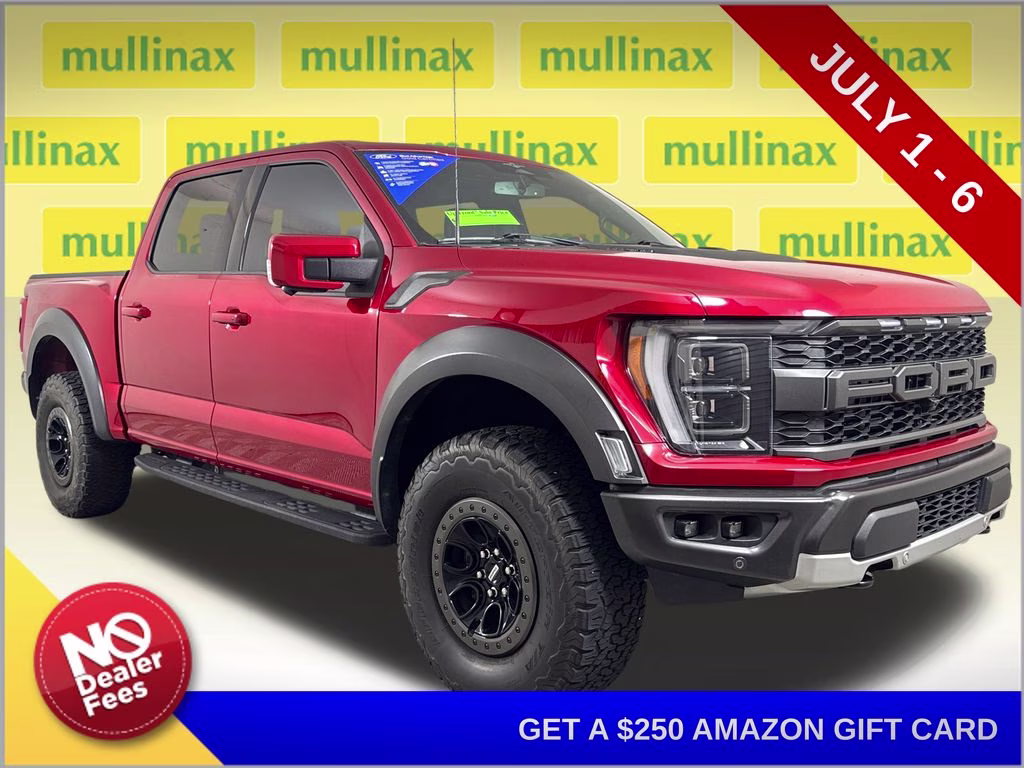 2023 Red Metallic Ford F-150 Raptor 4X4 Truck