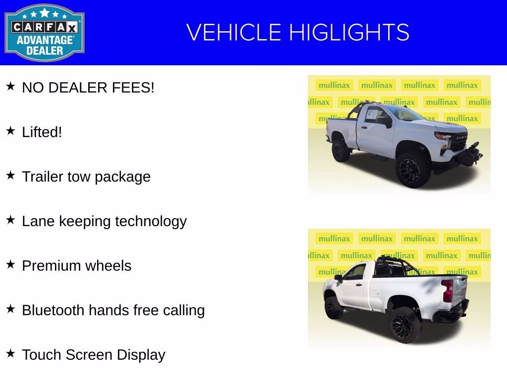 2025 Summit White Chevrolet Silverado 1500 WT RWD Truck