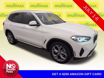 2023 Alpine White BMW X3 sDrive30i RWD SUV