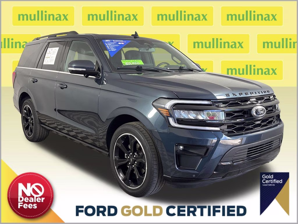 2023 Blue Metallic Ford Expedition Limited RWD SUV