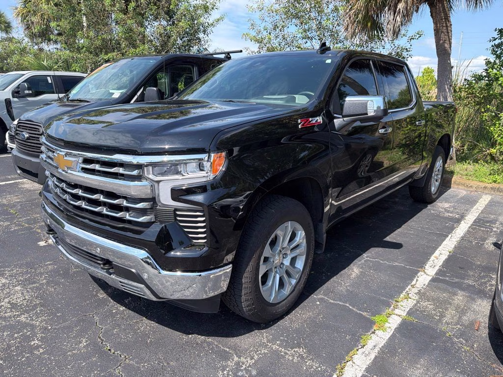 2025 Black Chevrolet Silverado 1500 LTZ 4X4 Truck