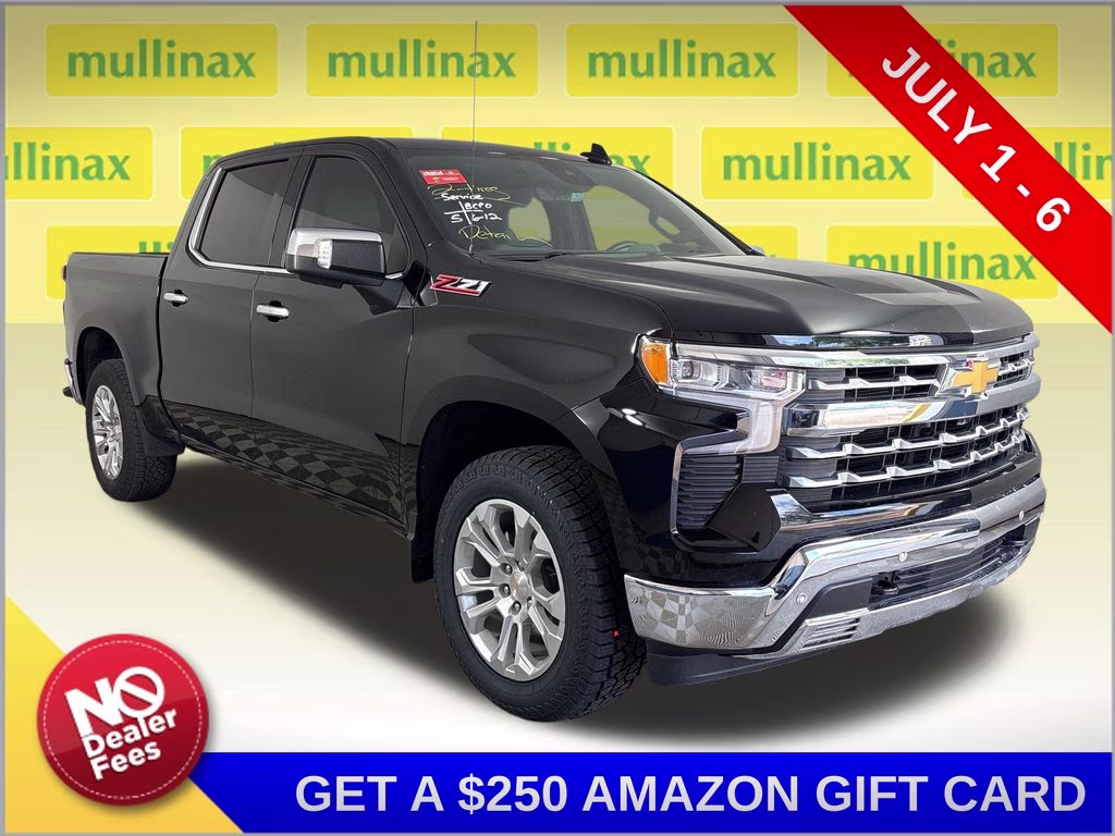 2025 Black Chevrolet Silverado 1500 LTZ 4X4 Truck