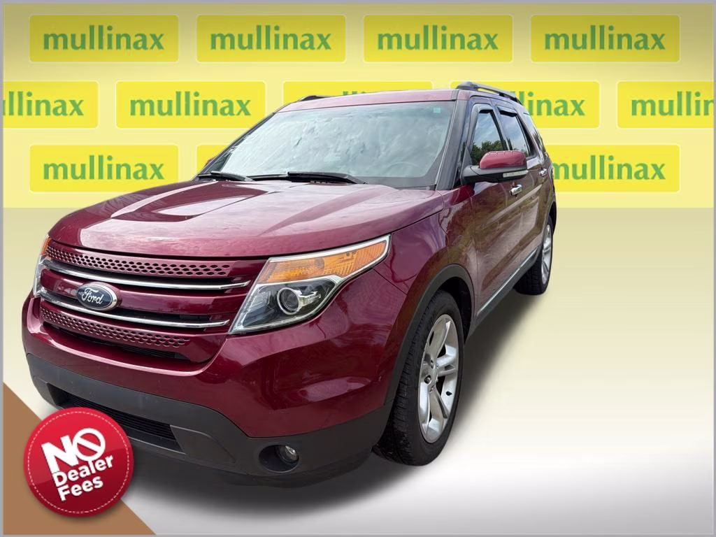 2015 Ruby Red Metallic Tinted Clearcoat Ford Explorer Limited FWD SUV
