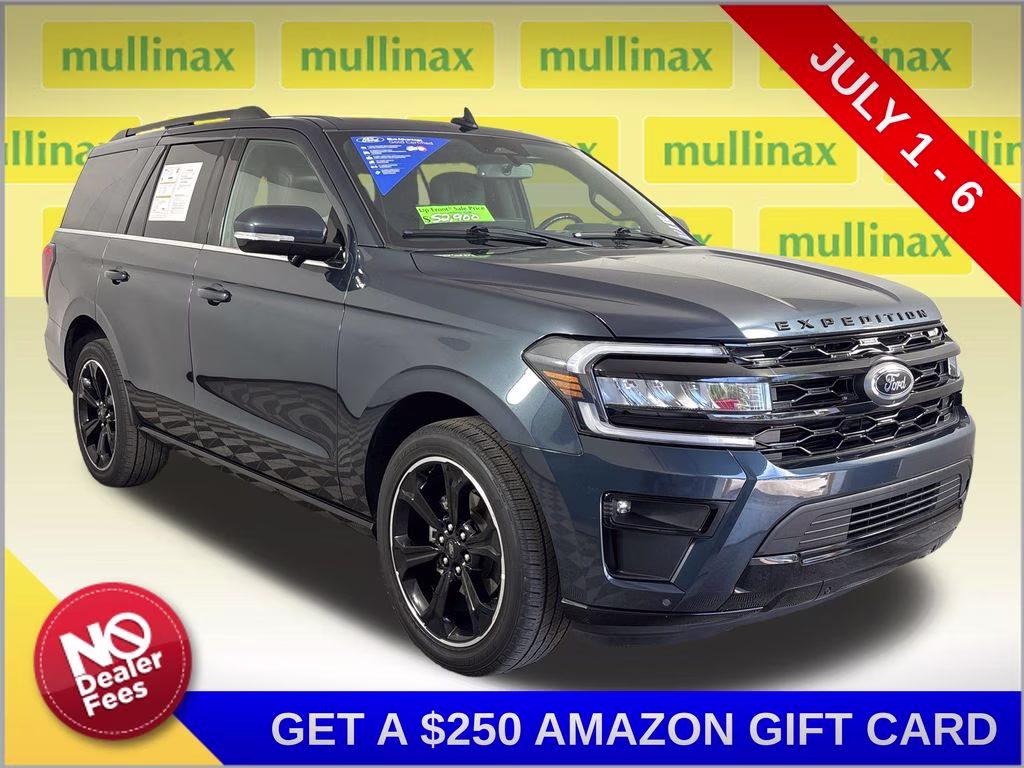 2023 Blue Metallic Ford Expedition Limited RWD SUV