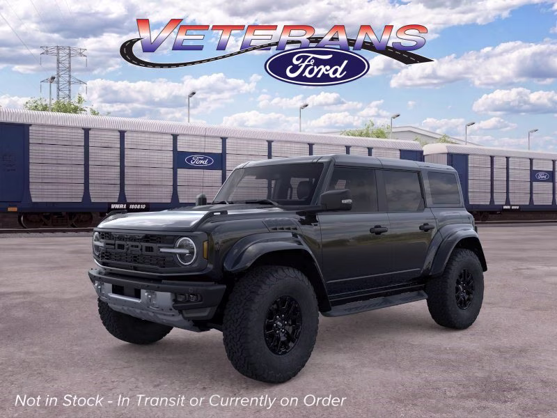 2026 Shadow Black Ford Bronco Raptor 4X4 Convertible