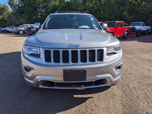 2014 Billet Silver Metallic Clearcoat Jeep Grand Cherokee Overland 4X4 SUV