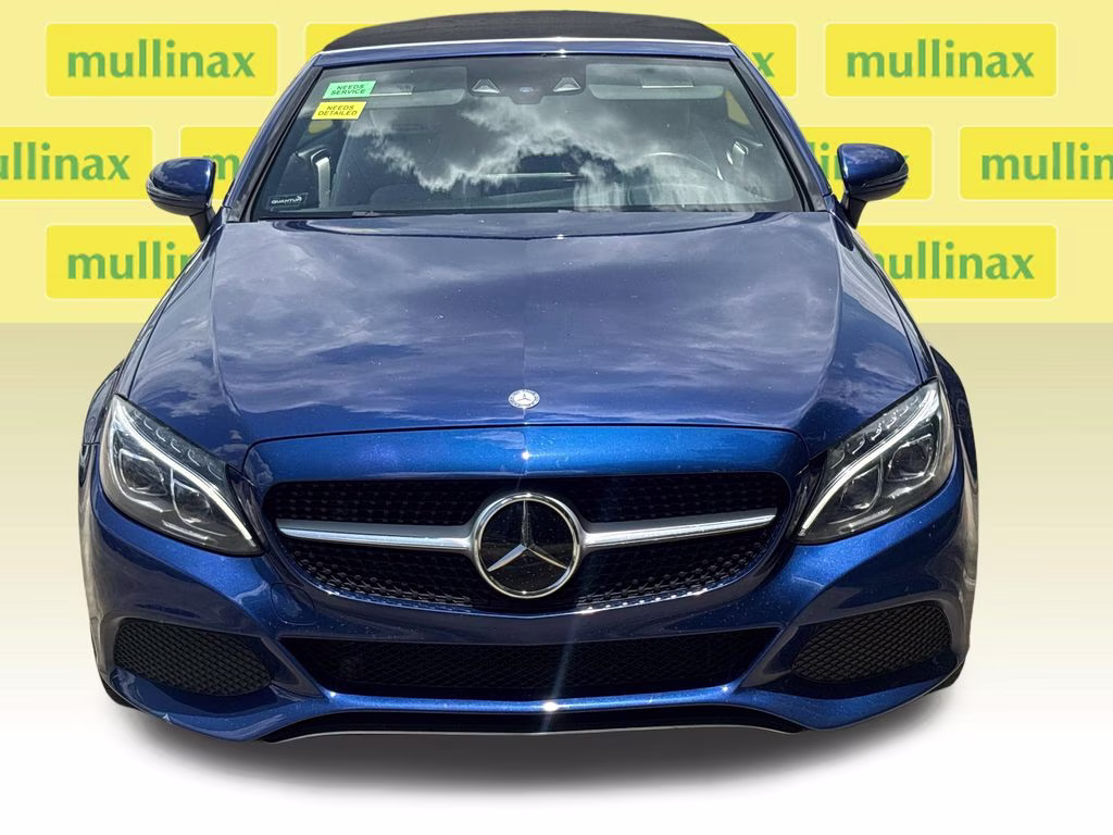 2017 Brilliant Blue Metallic Mercedes-Benz C-Class C 300 RWD Convertible