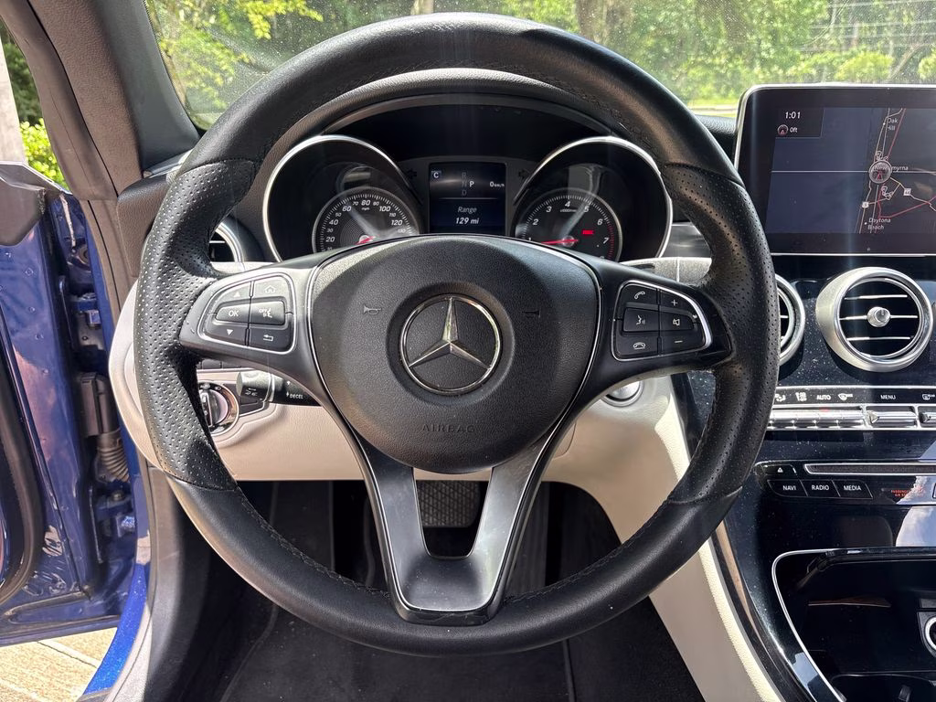 2017 Brilliant Blue Metallic Mercedes-Benz C-Class C 300 RWD Convertible