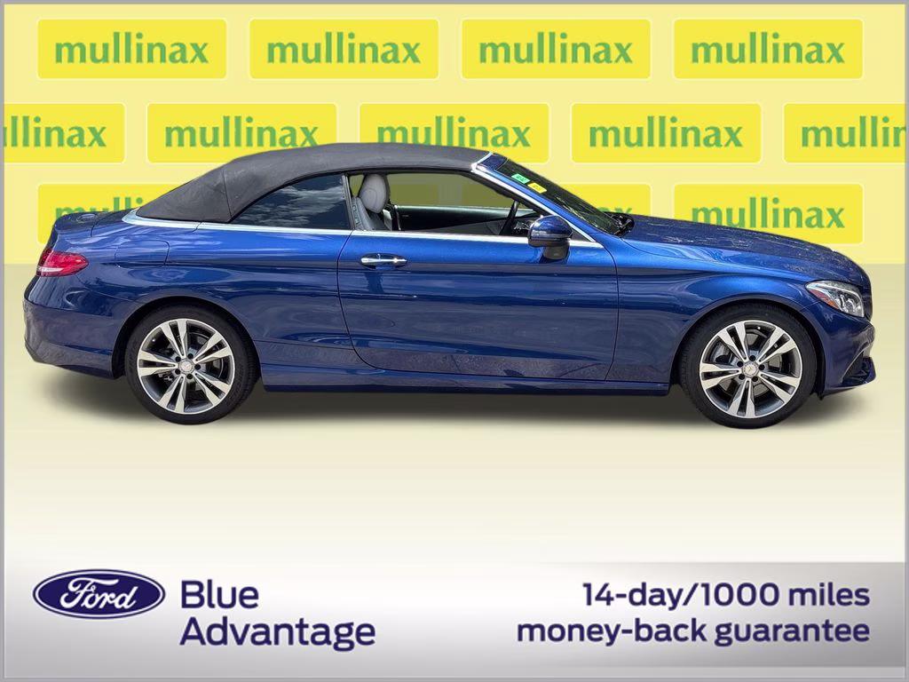 2017 Brilliant Blue Metallic Mercedes-Benz C-Class C 300 RWD Convertible
