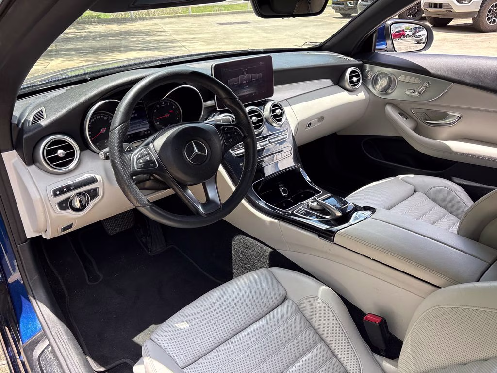 2017 Brilliant Blue Metallic Mercedes-Benz C-Class C 300 RWD Convertible