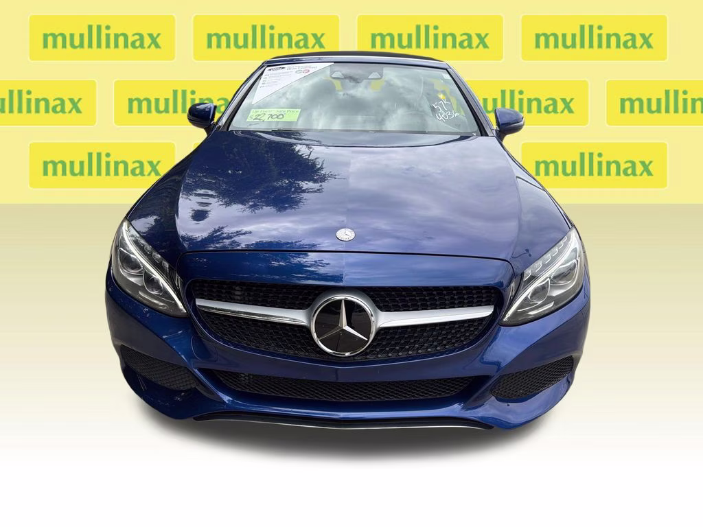 2017 Brilliant Blue Metallic Mercedes-Benz C-Class C 300 RWD Convertible