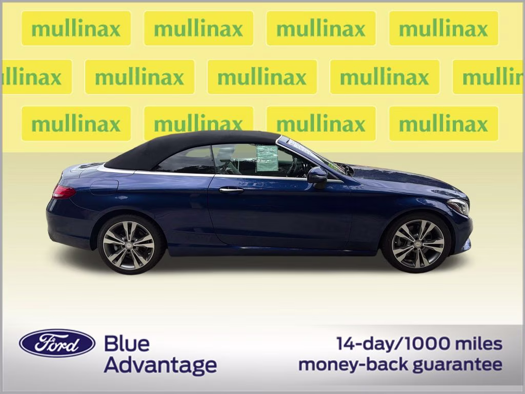2017 Brilliant Blue Metallic Mercedes-Benz C-Class C 300 RWD Convertible