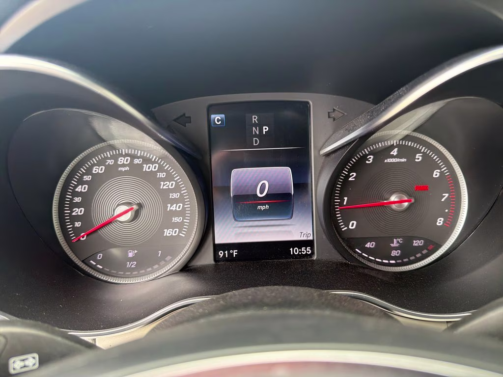 2017 Brilliant Blue Metallic Mercedes-Benz C-Class C 300 RWD Convertible