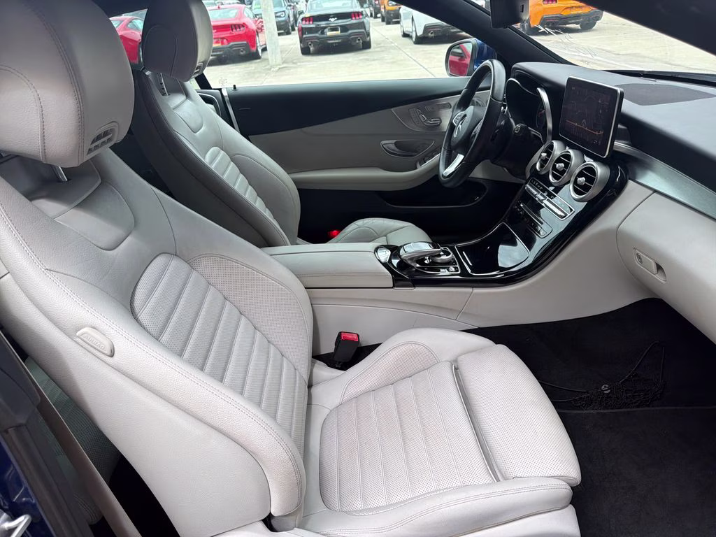 2017 Brilliant Blue Metallic Mercedes-Benz C-Class C 300 RWD Convertible