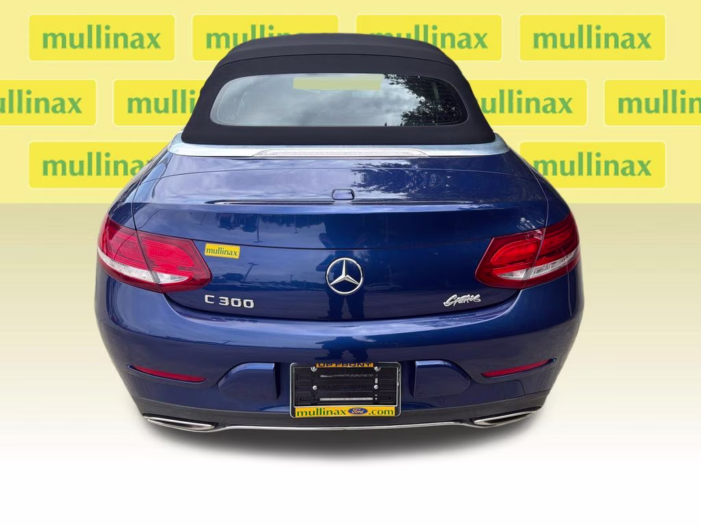 2017 Brilliant Blue Metallic Mercedes-Benz C-Class C 300 RWD Convertible