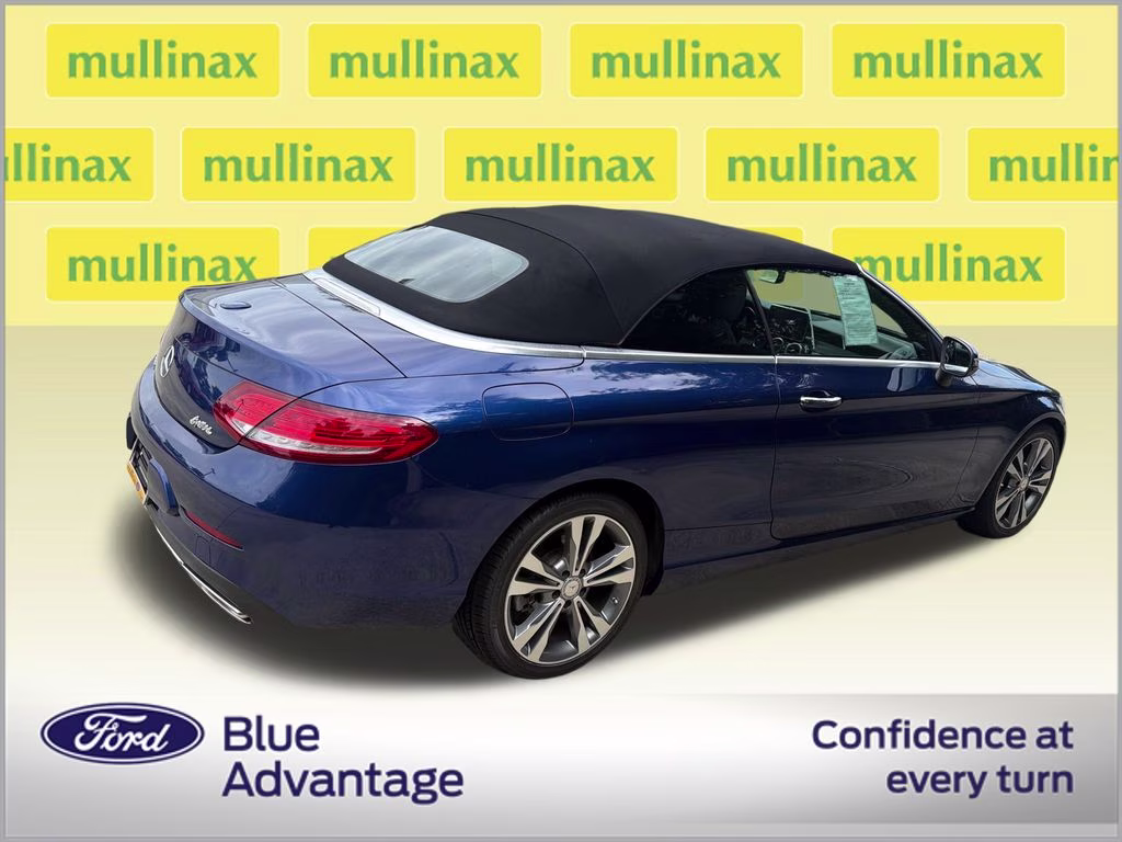 2017 Brilliant Blue Metallic Mercedes-Benz C-Class C 300 RWD Convertible