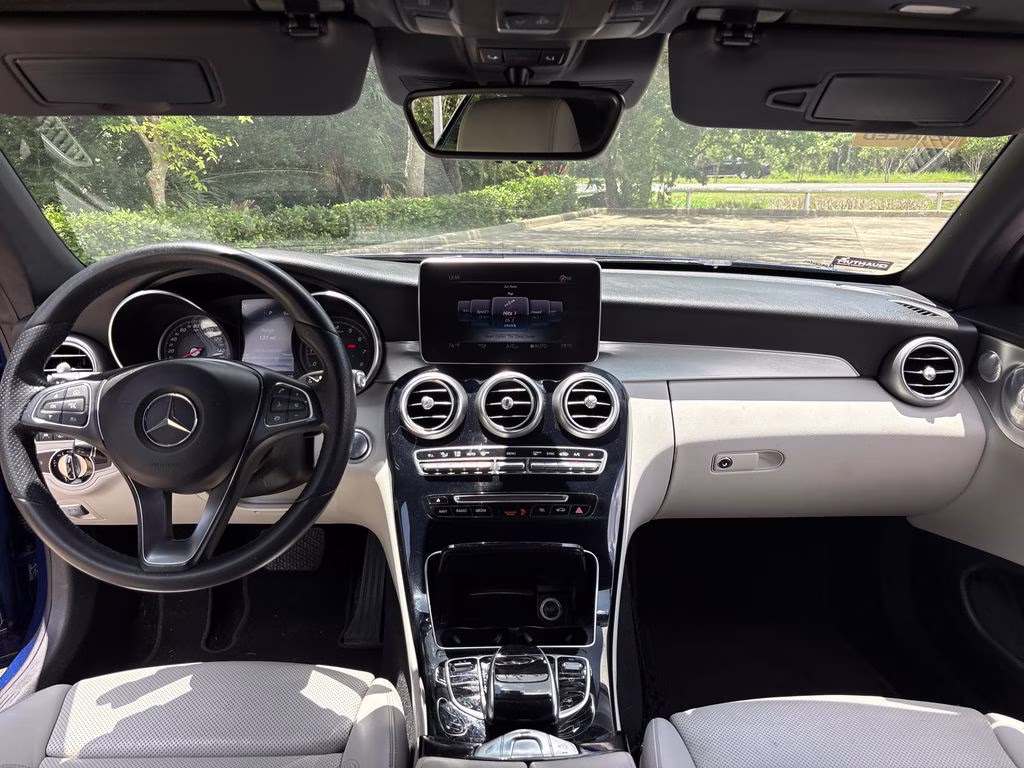 2017 Brilliant Blue Metallic Mercedes-Benz C-Class C 300 RWD Convertible