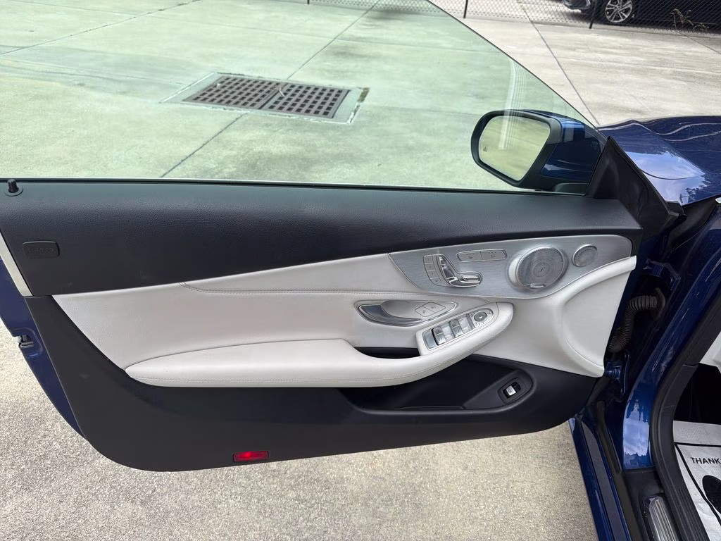 2017 Brilliant Blue Metallic Mercedes-Benz C-Class C 300 RWD Convertible