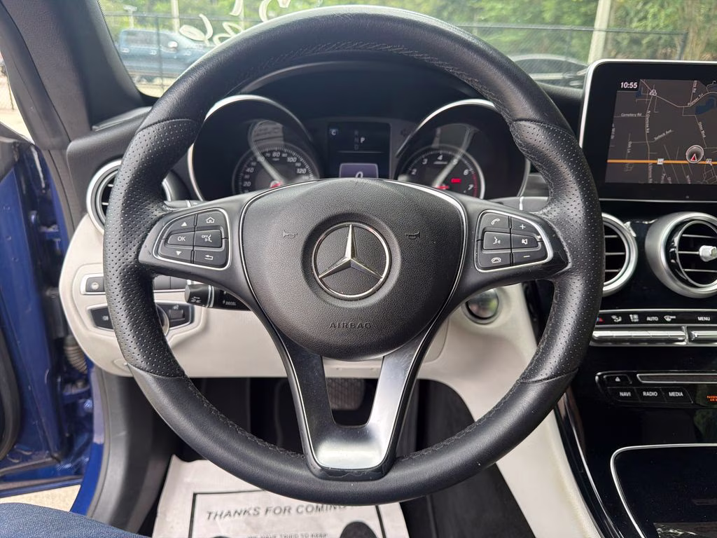 2017 Brilliant Blue Metallic Mercedes-Benz C-Class C 300 RWD Convertible