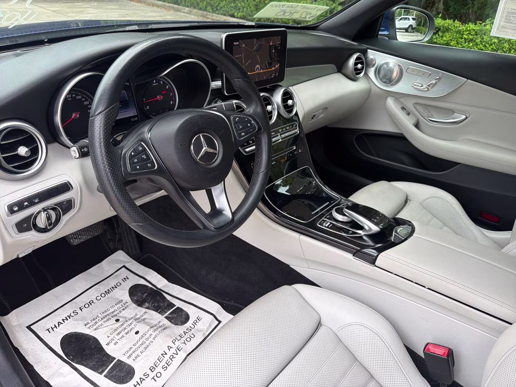 2017 Brilliant Blue Metallic Mercedes-Benz C-Class C 300 RWD Convertible