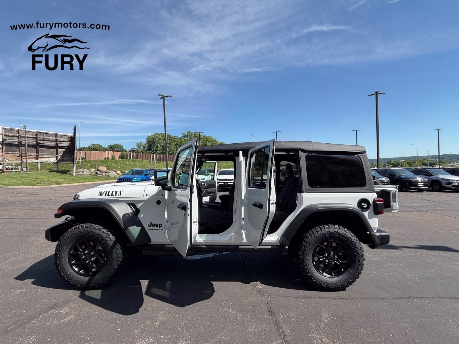 2026 Bright White Clearcoat Jeep Wrangler Willys 4X4 SUV