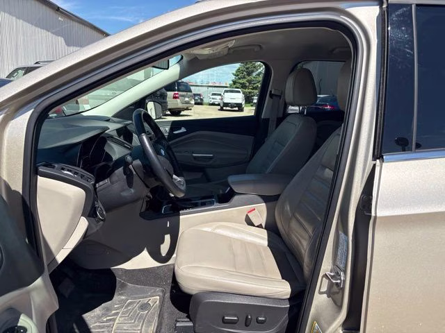 2017 White Gold Metallic Ford Escape Titanium 4X4 SUV