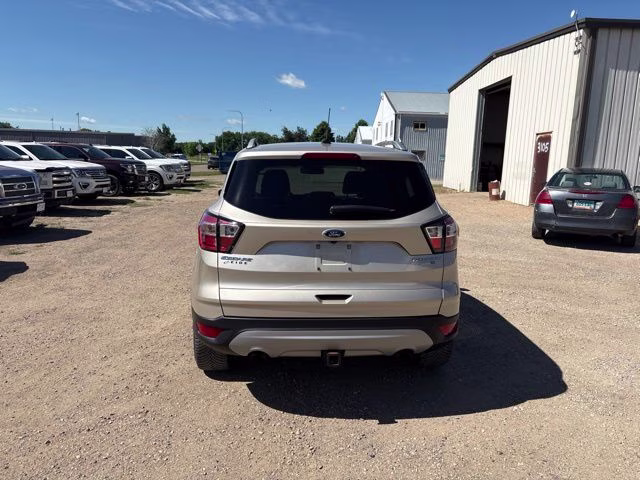 2017 White Gold Metallic Ford Escape Titanium 4X4 SUV