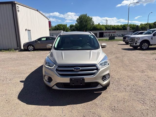 2017 White Gold Metallic Ford Escape Titanium 4X4 SUV