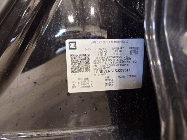2025 Mosaic Black Metallic Chevrolet Traverse RS AWD SUV