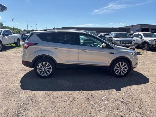 2017 White Gold Metallic Ford Escape Titanium 4X4 SUV