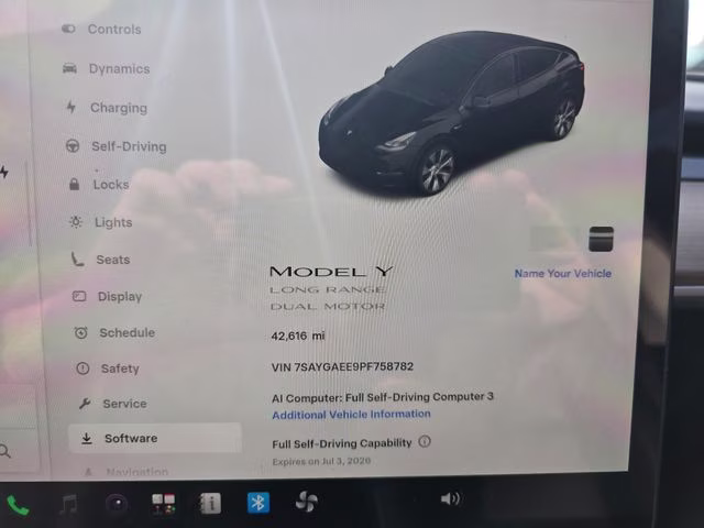 2023 Black Tesla Model Y Long Range AWD SUV