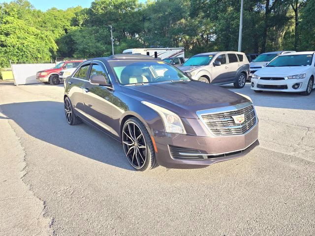 2015 Majestic Plum Metallic Cadillac ATS 2.0L Turbo Luxury RWD Sedan